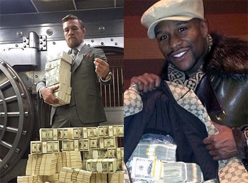 Floyd Mayweather boasts of earning $20million for nine-minute exhibition  fight - Mirror Online