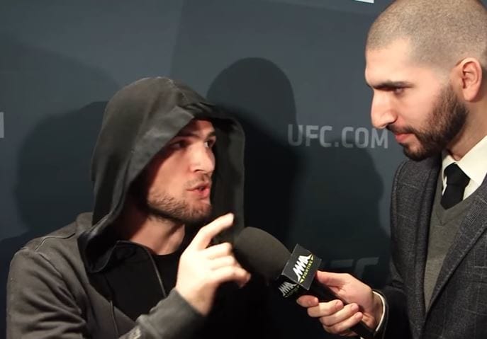 Watch Ariel Helwani Shuts Khabib Nurmagomedov Down In Heated Interview Themaclife