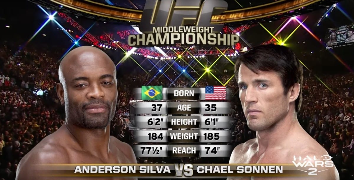 Андерсон 2. Андерсон Силва уклон. UFC 117 Silva vs. Sonnen Постер.