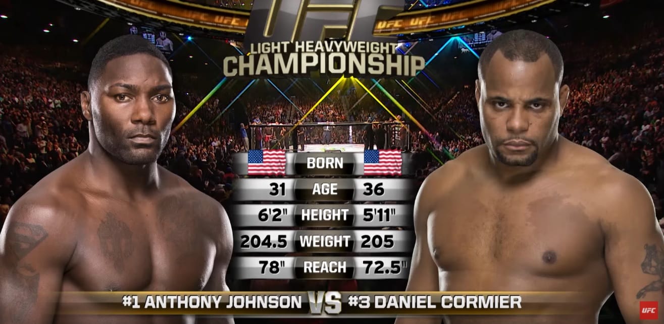 Watch Free Fight Daniel Cormier vs. Anthony Johnson from UFC 187