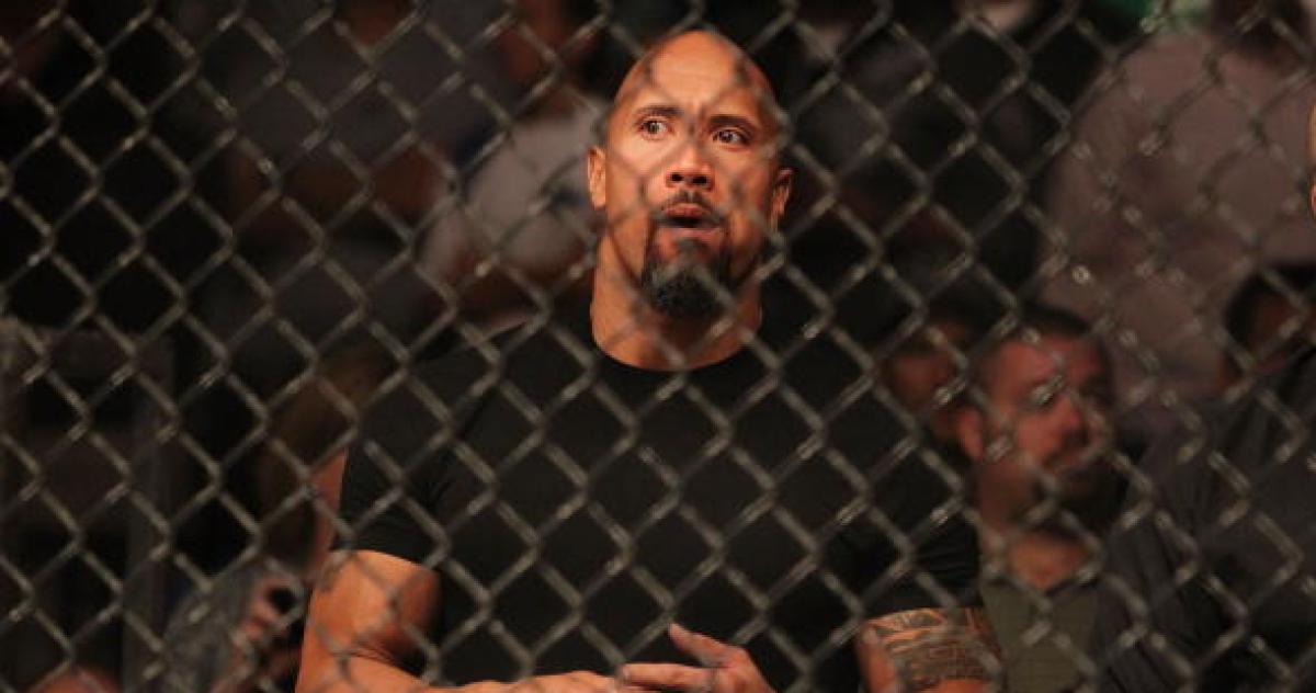 Watch Dwayne 'The Rock' Johnson's reaction to incredible UFC knockout