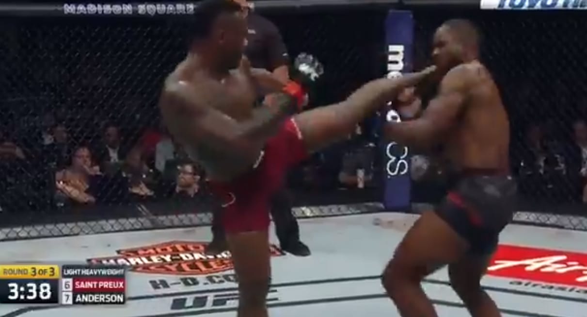 Video Ovince St Preux Lands Stunning Head Kick Knockout At Ufc 217 8982