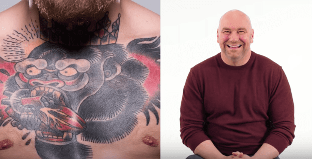 Watch Dana White Plays Guess Those Tattoos, Tattoo Tour