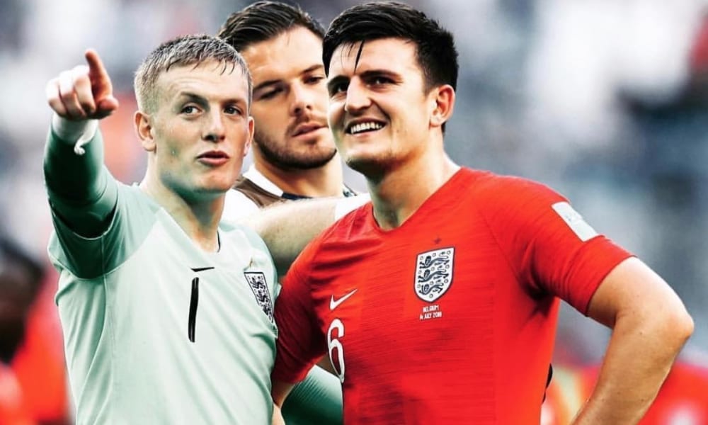 Jordan Pickford and Harry Maguire: Chelsea and Manchester United target  England's World Cup stars