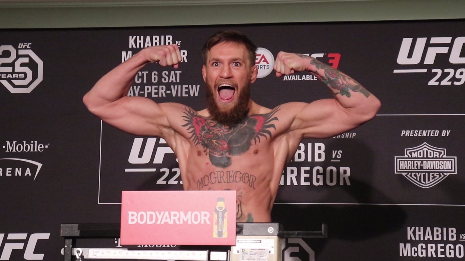 WATCH LIVE UFC 229 ceremonial weigh-ins