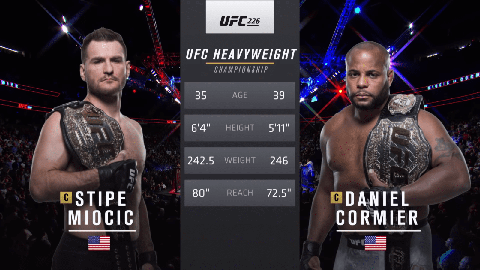 Free Fight Video Stipe Miocic Vs Daniel Cormier I 