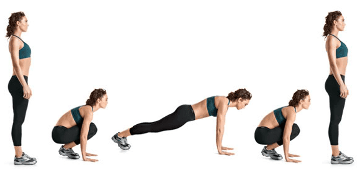 Burpees exercise