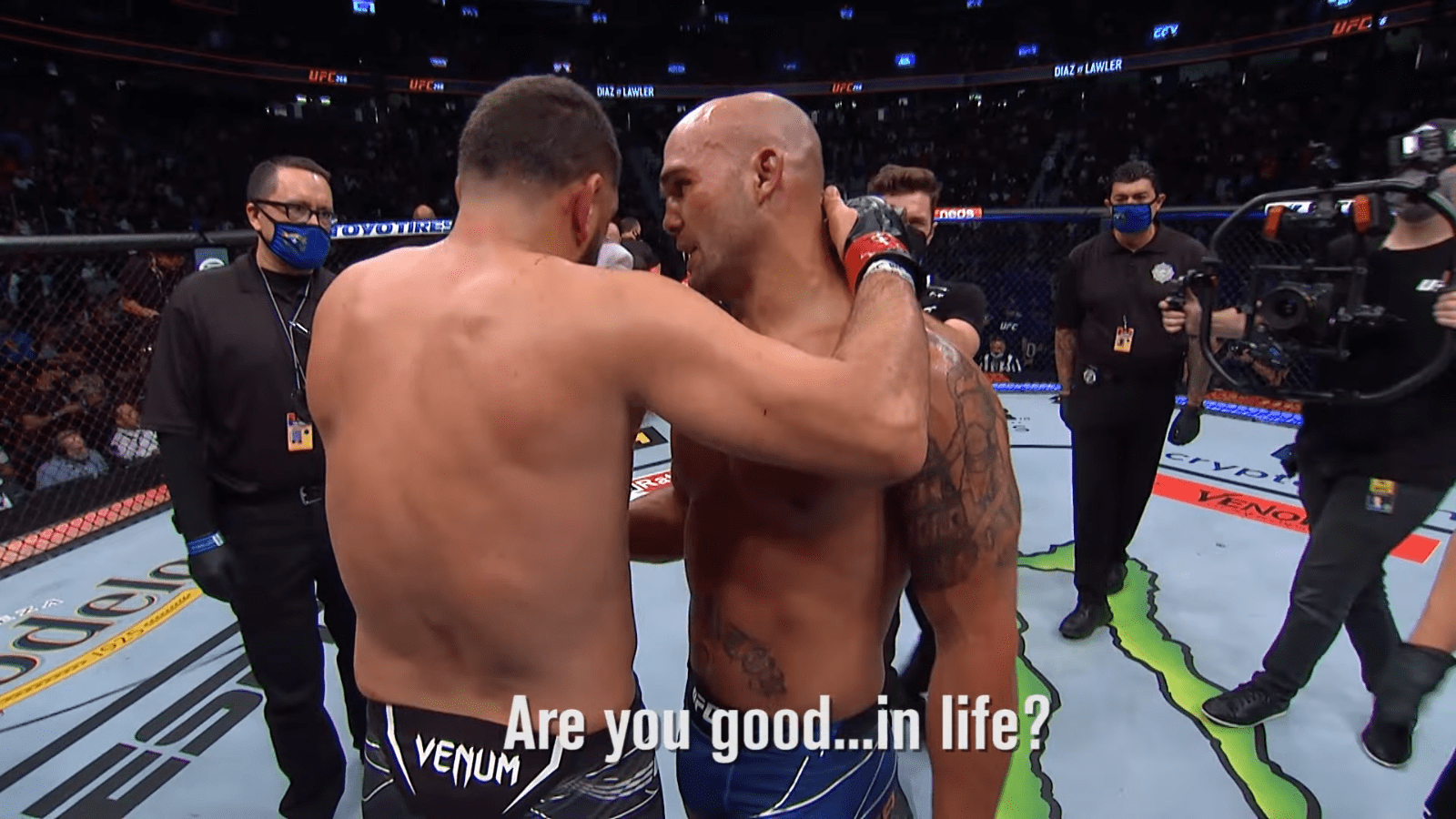 Video: Robbie Lawler asks Nick Diaz to “let me know if I can help” in life thumbnail