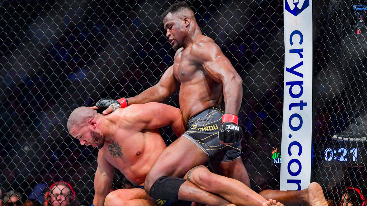 Francis Ngannou gives update on return from knee surgery thumbnail