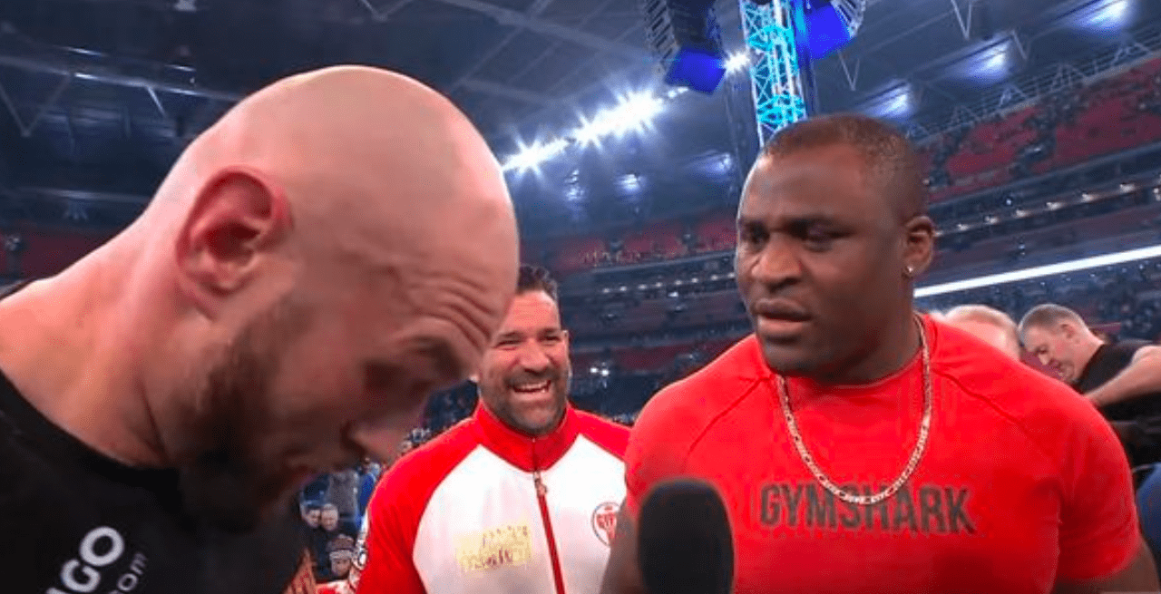 Tyson Fury discusses the 'clash between the titans' fight against Francis Ngannou thumbnail