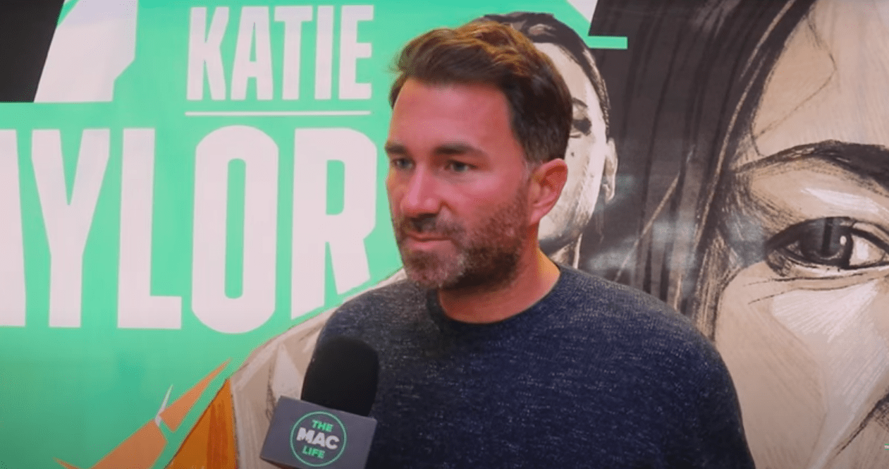 ‘One of the greatest fights of all time’: Eddie Hearn talks Taylor vs. Serrano thumbnail