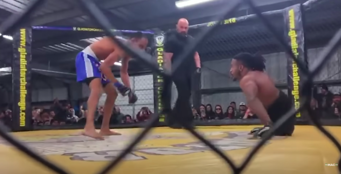 Watch: Fighter born with no legs wins MMA debut