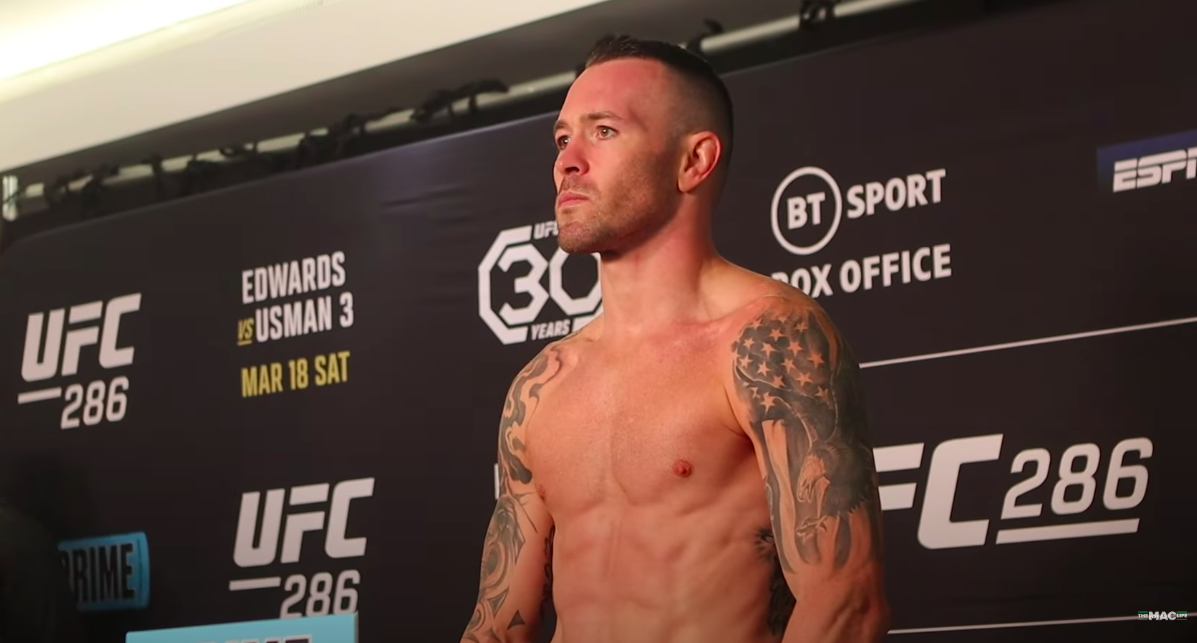 Watch Colby Covington Weighs In As Ufc 286 Backup Fighter