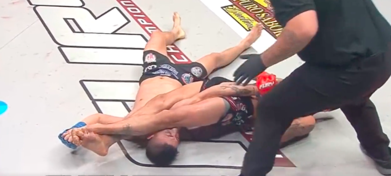 Watch Referee under fire following late stoppage in MMA fight